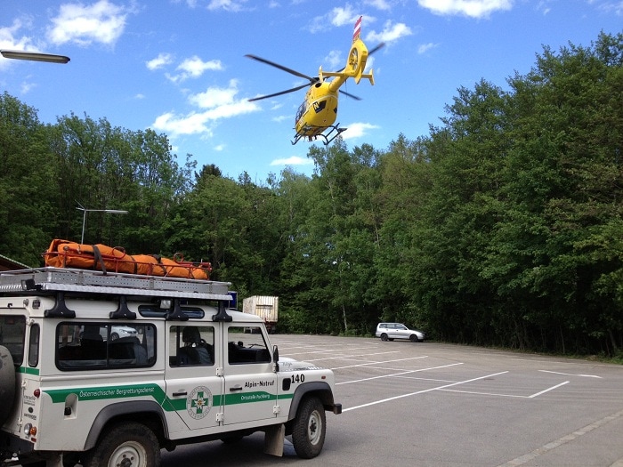 130518 2 Einsätze in 2 Tagen 2 130518 Absicherung Hubschrauberlandung