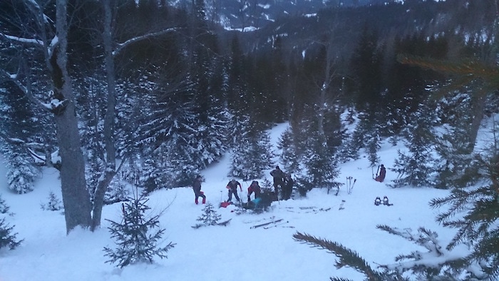 150201 Lawineneinsatz Schneeberg